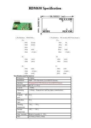 seeed studio rdm630 rf-reader|RDM630 Specification .